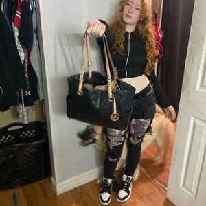 Michael Kors Black Tote Bag